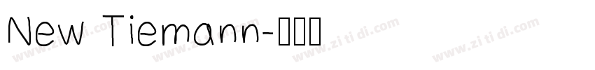 New Tiemann字体转换